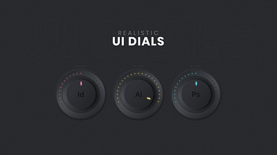 UI Dial Design - Adobe Illustrator Tutorial design illustration ui ui ux ui design uidesign uiux user interface userinterface vector vector art