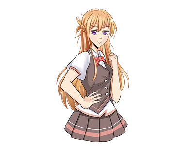 Visual novel sprite #3 illustration