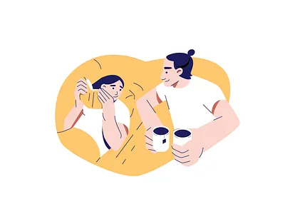 Love and Care 2d adobe illustrator character design female flat illustration minimalist vector