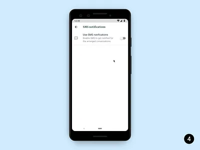 Add phone number android app concept design flow interactions mobile notifications phone number prototype sms ui ux