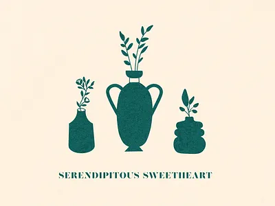 Illustration for Serendipitous Project's tote bags branding design illustration minneapolis typography