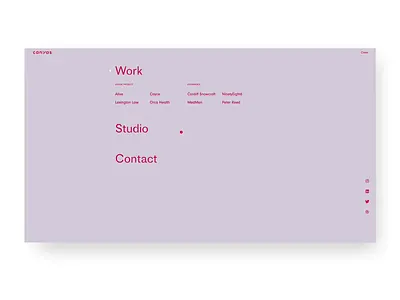 Canvas Studio design hover studio team ui ux website