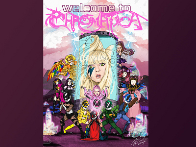 Welcome to Chromatica adobe arianagrande art chromatica design eltonjohn graphicdesign illustration illustrator lady gaga ladygaga ladygagaxadobe music posterdesign powerrangers typography