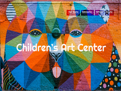 Childrens Art Center design illustration