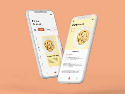 Recipe App cooking app design mobile mobile app recipe app recipes ui uidesign userexperience userinterfacedesign uxdesign