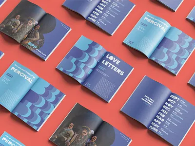Season Brochure Spreads layout print design print book