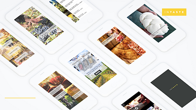 Intaste app branding design