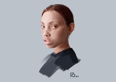 Face 0 character characterdesign dailyshot design illustration photoshop portrait portrait art portrait illustration portrait painting procreate sketch