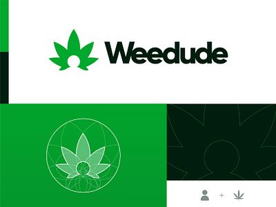 Weedude – Logo Variables badge design brand identity brand mark cannabical logo cannabis cannabis branding cbd branding cbd logo for sale hemp hemp logo logo logotype naturelogo symbol design visual identity weed icon weed leaf logo weed logo weed logotype