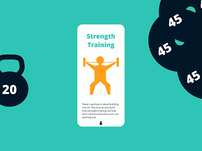 Workout of the Day dailyui