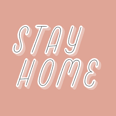 STAY HOME design handlettering illustration ipad lettering letters procreate type typography