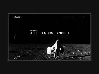 Blaché – Website Animation adobe after effects adobe xd after effects animation apollo book bookstore layout minimal minimalist nasa publisher simple space ui ui design uiux ux web design website