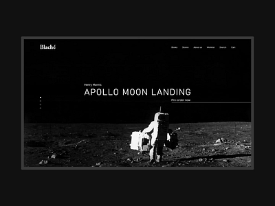 Blaché – Website Animation adobe after effects adobe xd after effects animation apollo book bookstore layout minimal minimalist nasa publisher simple space ui ui design uiux ux web design website
