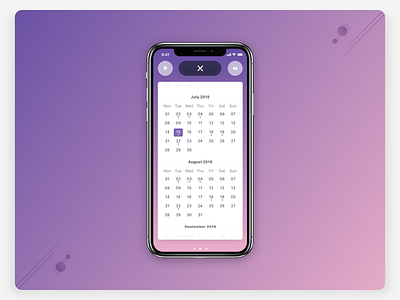 Smart Calendar UI—Dates accessible behavior calendar card context depth gesture integration intelligence ios14 iphone machine learning minimal shadows siri smart swipe type widget