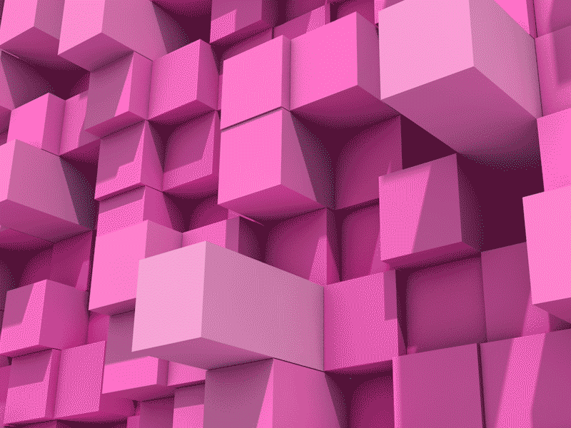 Simple Cube Loop animation cinema4d gif