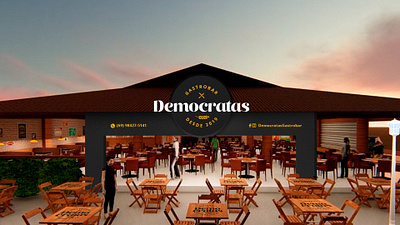 Democratas - Gastrobar visual identity bar beer branding designer logo restaurant restaurant branding