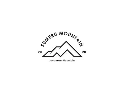 Sumeru Moutain Logo adobe illustrator branding icon illustrator logo logobranding logodesign logomaker logomountain logosumeru logotype simple logo traveling travellogo typography