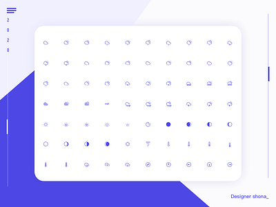 icon exercise（copy weather） flat icon typography ui