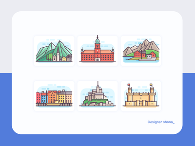 icon exercise(Copy Yegor Meteor) design flat icon illustration typography ui