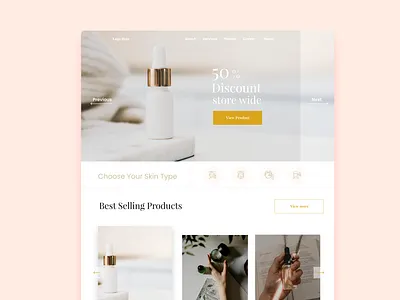 Beauty Sites design icon minimal ui ux uxui web webdesign website