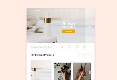 Beauty Sites design icon minimal ui ux uxui web webdesign website