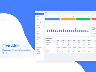 Flex Able Bootstrap 4 Admin Template & UI Kit admin dashboard admin dashboard template admin design admin panel admin template admin templates admin theme analysis analytics dashboard bootstrap 4 bootstrap admin bootstrap template branding dashboard flexible layouts sass ui design ui kit ui kit design uidesign