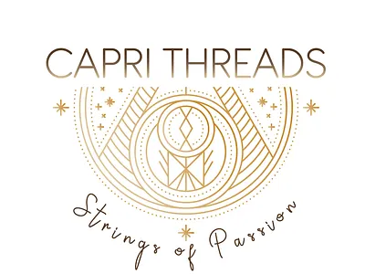 Capri Threads logo brand brand design brand identity branding branding design design logo logo design logodesign logos macrame macrame logo startup branding startup logo