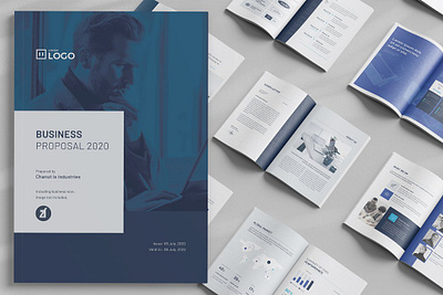 Business proposal brochure business company corporate design multipurpose project proposal template