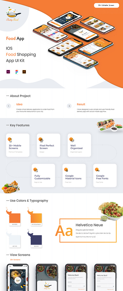 Order Food app add bag agency branding client concept company concept ecommerce food food and drink food app illustration landing page logo madbrains shopping ui