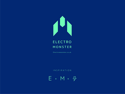 Electro Monster Logo Design brand identity brand identity branding graphic branding design logo logo design