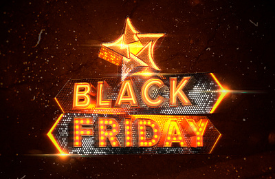 Black Friday 3D Design 3d black friday black friday sale branding logo visual