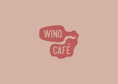 Wino cafe logo branding icon illustration logo logo design logodesign logotype typography vector