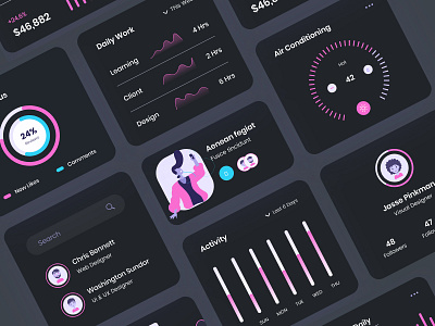 UI Components adobe xd app application design components daily ui dashboard design download illustration minimalist proxy statistics traffic typography ui ux upload vector visualization vpn widgets