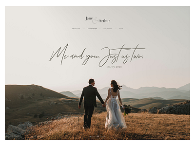 Wedding Invite couple elegant rsvp web webdesign wedding wedding invitations wedding invite wordpress