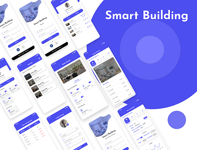 Smart Building Detective App UI adobe xd android app axure rp 9 design illustration invisionapp mobile mobile app mobile app design mobile app ui mockups ui ux