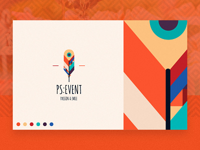 Event Planner Feather Logo Design Project branding design illustration logo ui vector