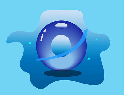 Egg Crystal Ball design flat icon illustration logo minimal vector