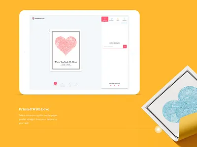 Happy Maps animation custom maps happy maps interface marakas mobile motion print the happy prints ui ux ux ui web website