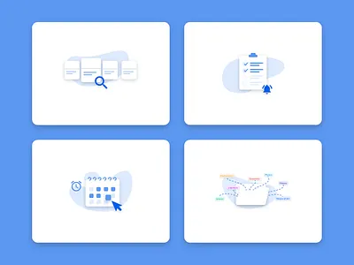 Illustration for a Learning Platform colors design illustration illustrations interface design learning saas uidesign user experience ux uxui