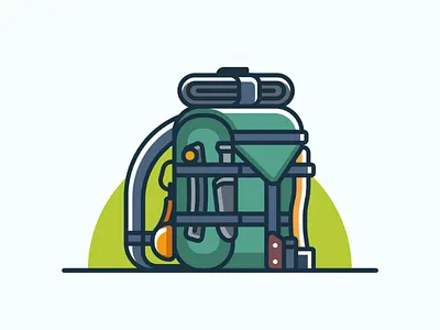 Bushcraft bushcraft icon illustration minimal