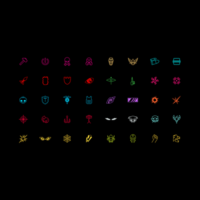R6S Operator Icon Redesigns design flat icon minimal vector