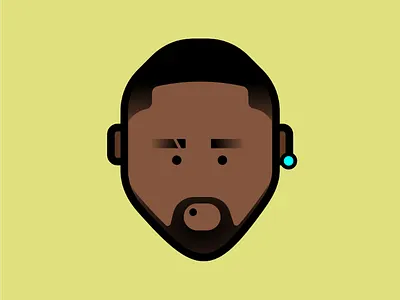 Hot Jake cool coreldraw illustration. minimalist sexy