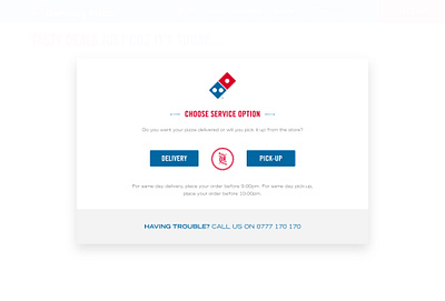 Fast food options: delivery or pick-up? dominos exactor food food app ordering