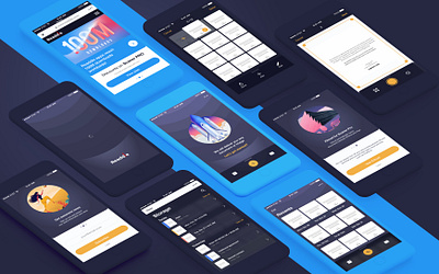 «Scanner Pro». Mobile App app awesome blue concept creative deep design inspiration mobile app mobile app design mobile ui product design readdle scaner ui uidesign user experience user interface ux uxdesign