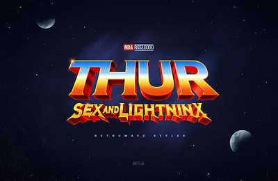 80s Retro Text Effects 1980s 3d 80`s 80s effect effects label logo mockup neon new photoshop retro retrowave style styles synth synthwave text wave