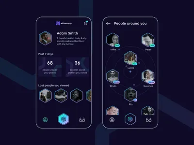 whoo-app UI design app design mobile app mobile app design ui ui design uidesign uiux ux ux design uxdesign
