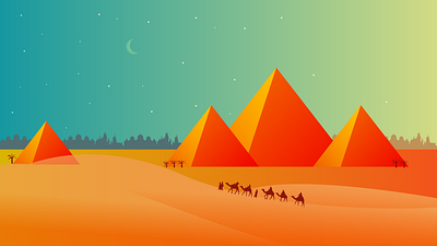 Egypt design illustration vector