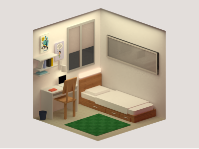 lowpoly isometric 3d artist blender isometric lowpoly