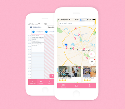 Salon Appointments booking app. app appointment booking appointments mobile mobile app mobile design saas salons ui uidesign uiux ux