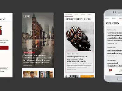 White Label App - Red Theme // Light Mode app app design design light theme product sketch ui web